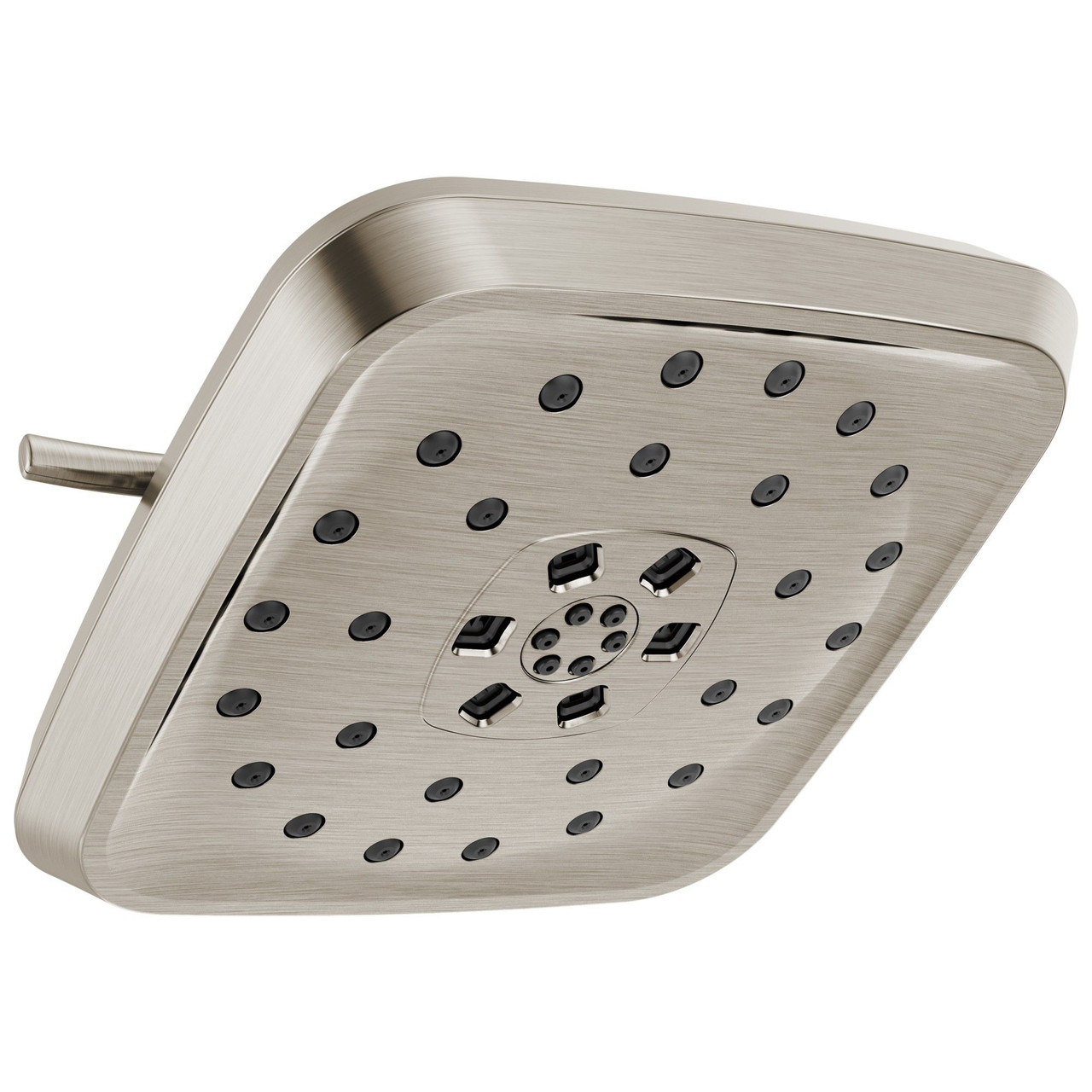 Delta 52460-SS-PR Universal Showering Components H2Okinetic 4-Setting Shower Head with UltraSoak, Lumicoat Stainless