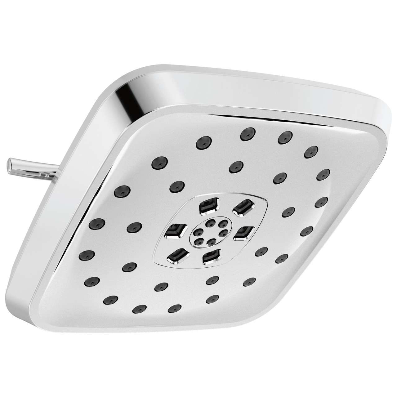 Delta 52460-PR Universal Showering Components H2Okinetic 4-Setting Shower Head with UltraSoak, Lumicoat Chrome