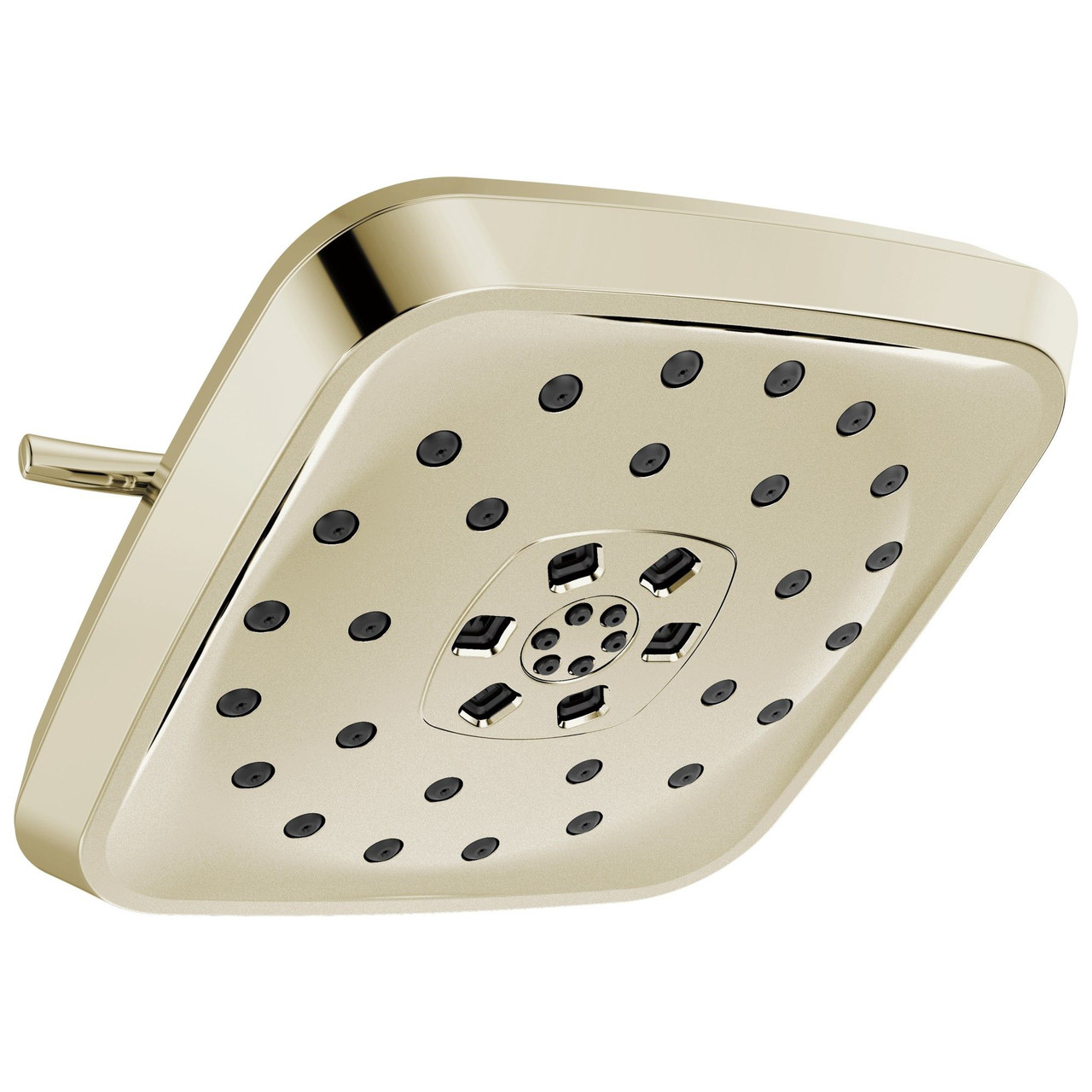 Delta 52460-PN-PR Universal Showering Components H2Okinetic 4-Setting Shower Head with UltraSoak, Lumicoat Polished Nickel
