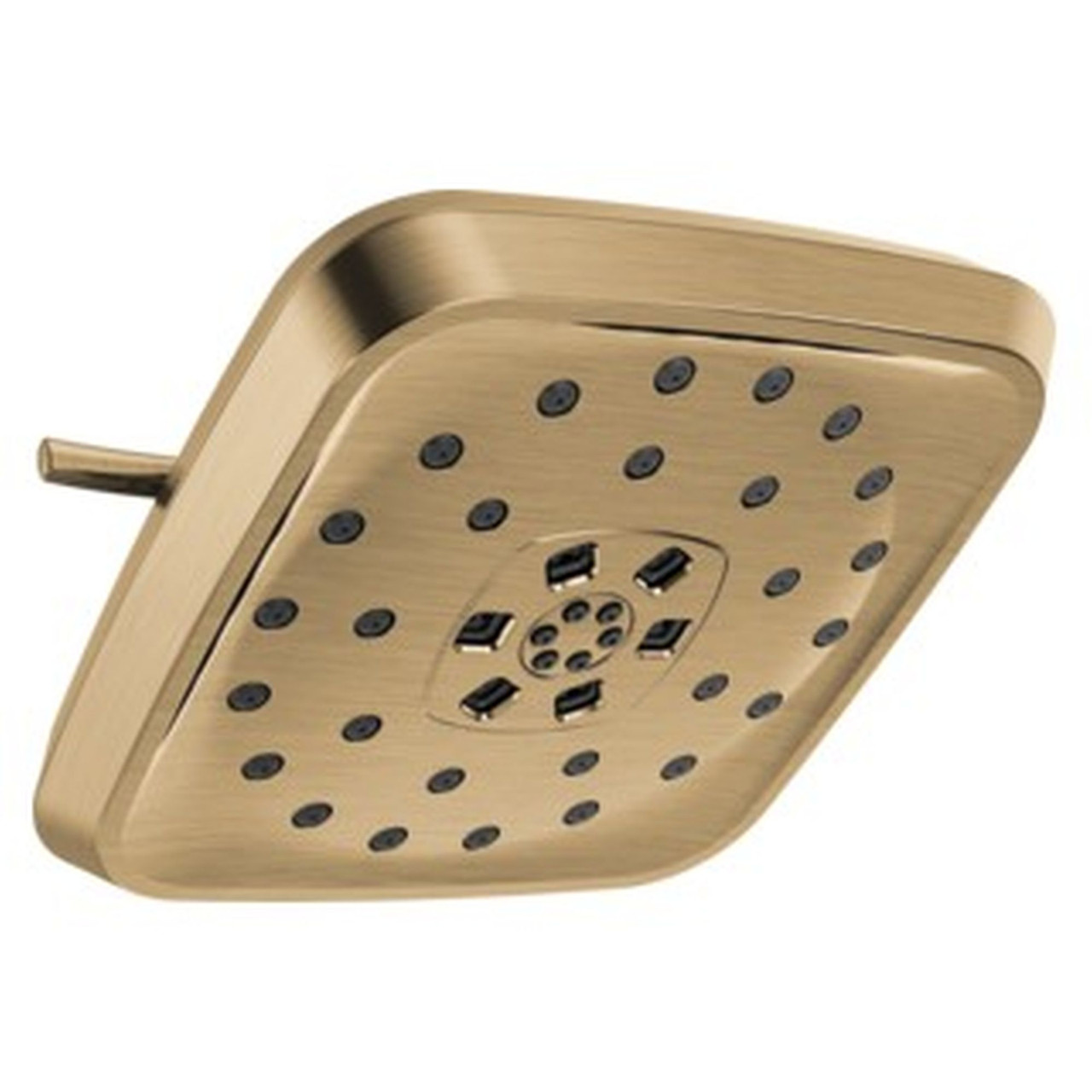 52460-CZ-PR Universal Showering Components H2Okinetic 4-Setting Shower Head with Ultrasoak, Lumicoat Champagne Bronze