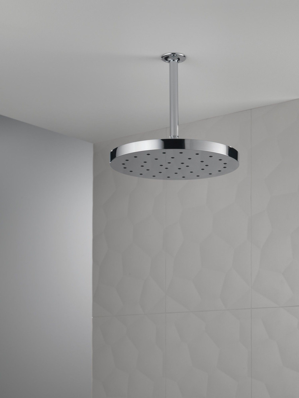 52160-PR25 Universal Showering Components H2Okinetic Single Setting Shower Head with UltraSoak, Lumicoat Chrome