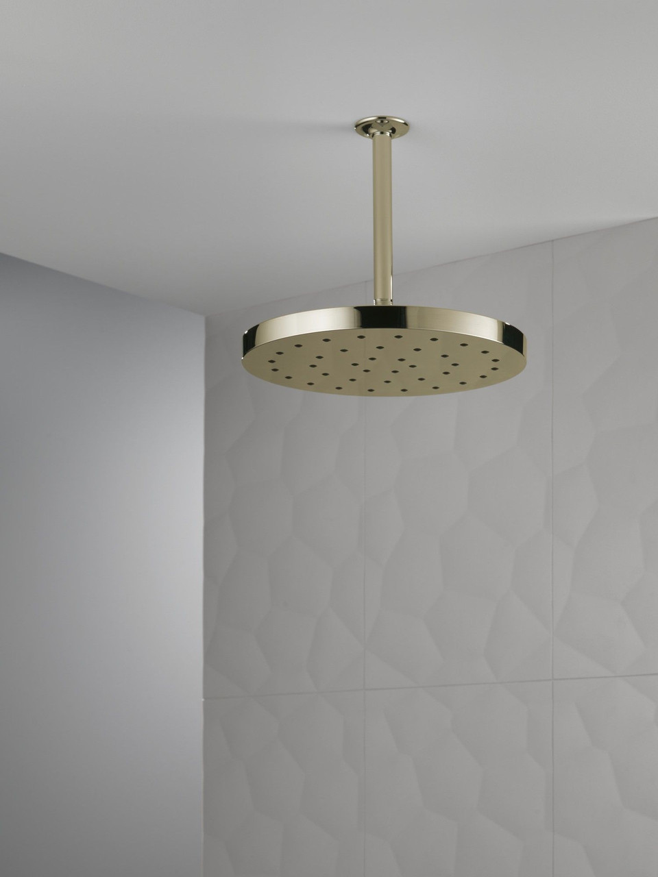 52160-PN-PR25 Universal Showering Components H2Okinetic Single-Setting Shower Head with Ultrasoak, Lumicoat Polished Nickel