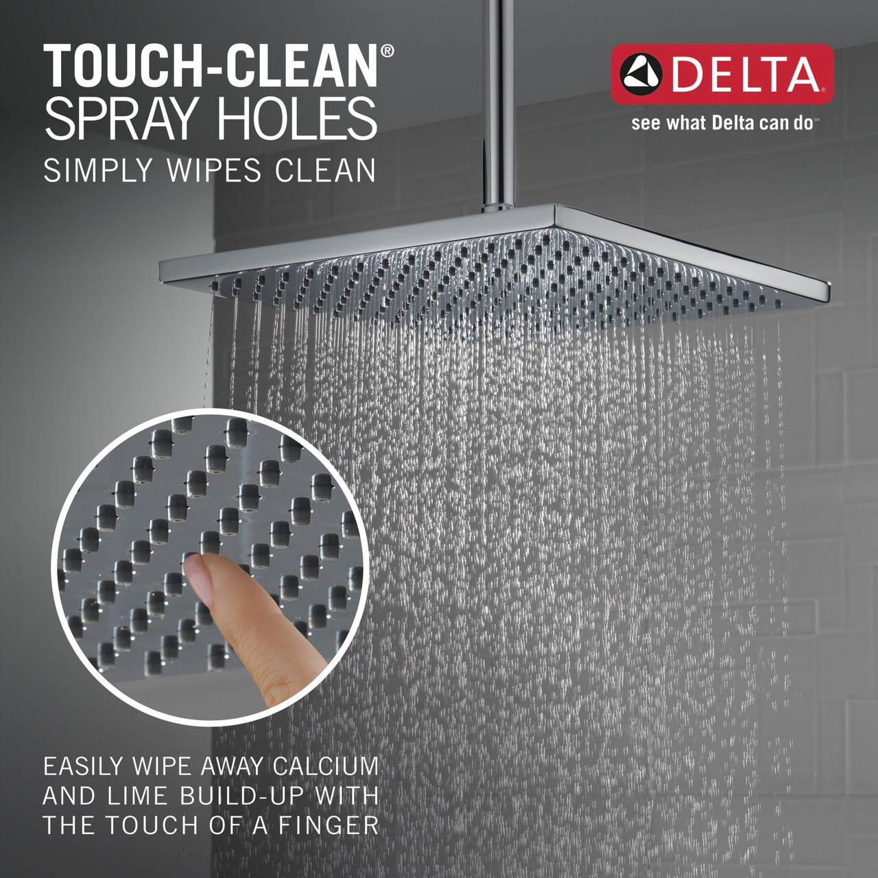 52159-PR25 Universal Showering Components Single-Setting Metal Raincan Shower Head, Lumicoat Chrome