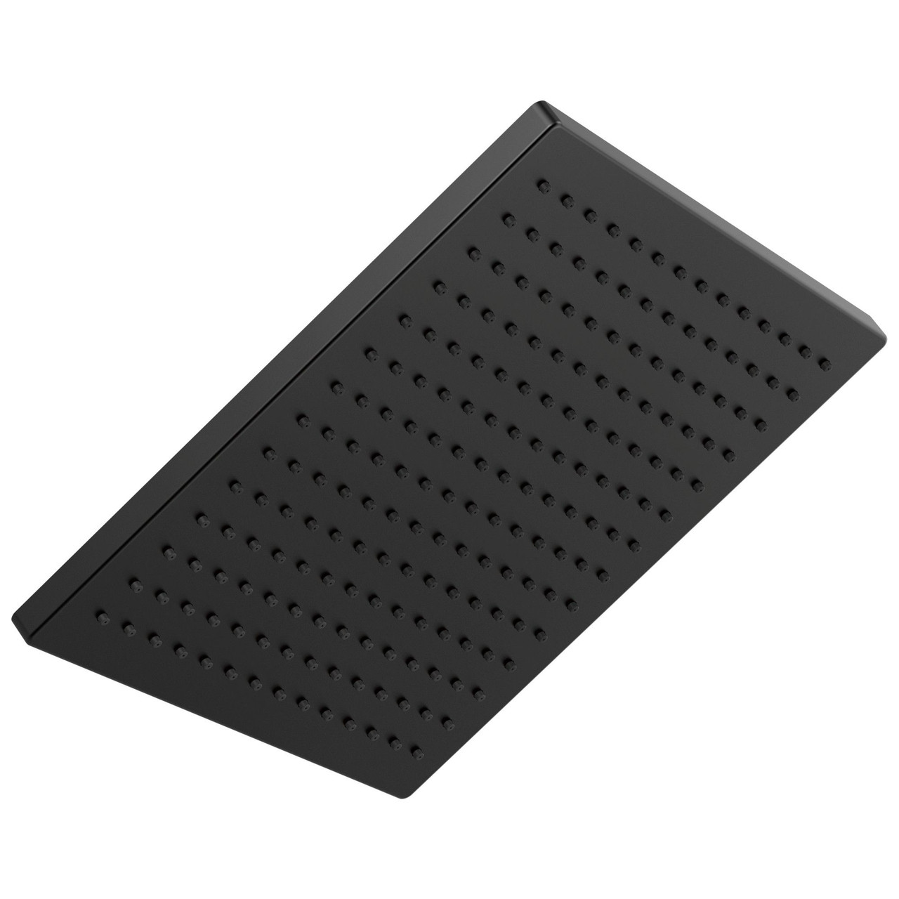 52159-BL25 Universal Showering Components Single-Setting Metal Raincan Shower Head, Matte Black