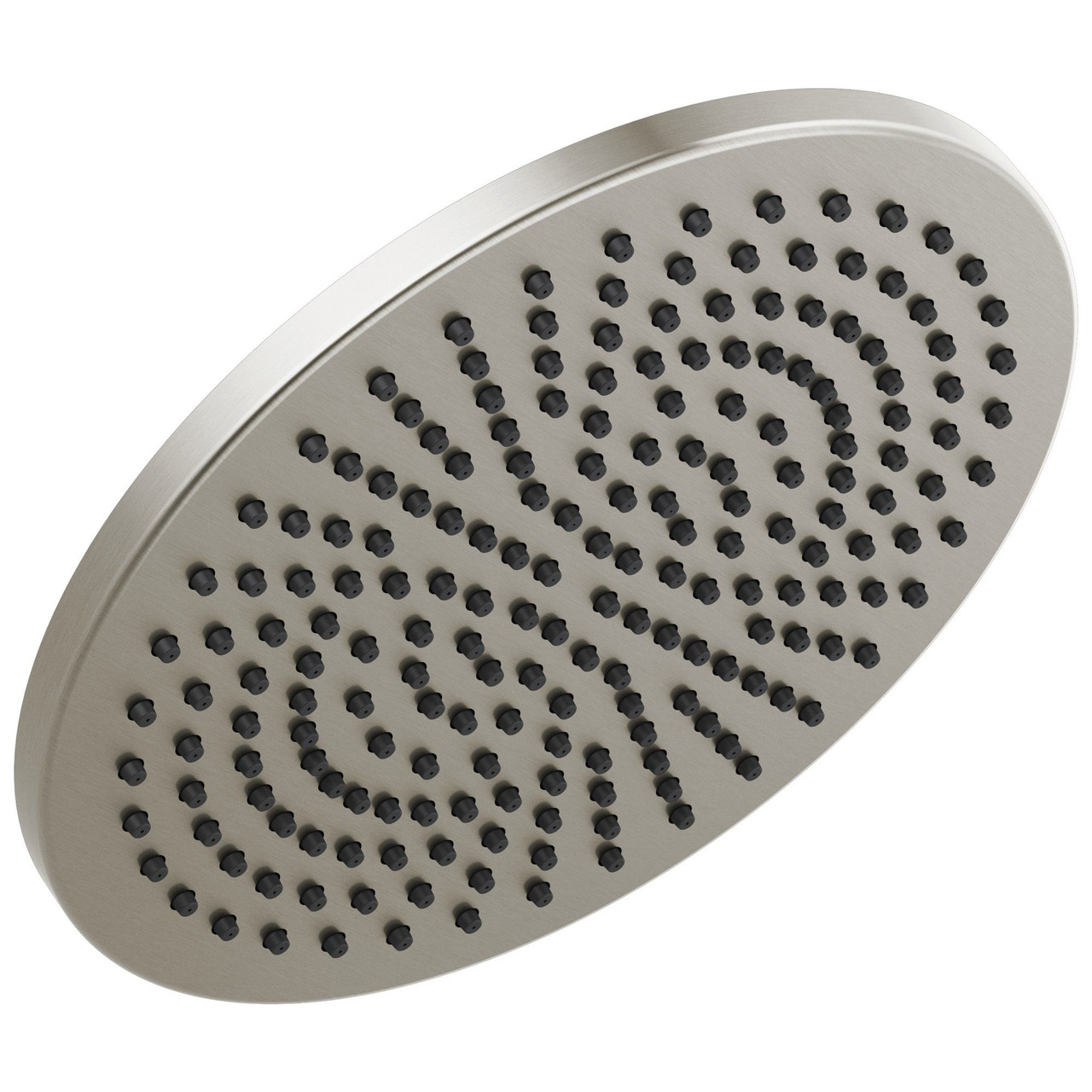 52158-SS25 Universal Showering Components Single-Setting Metal Raincan Shower Head, Stainless