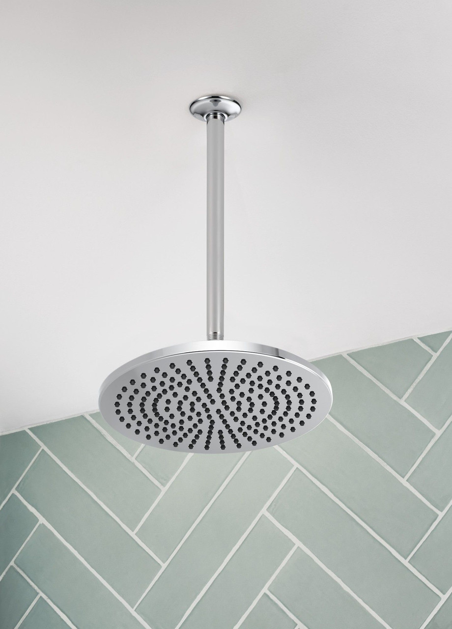 52158-25 Universal Showering Components Single-Setting Metal Raincan Shower Head, Chrome
