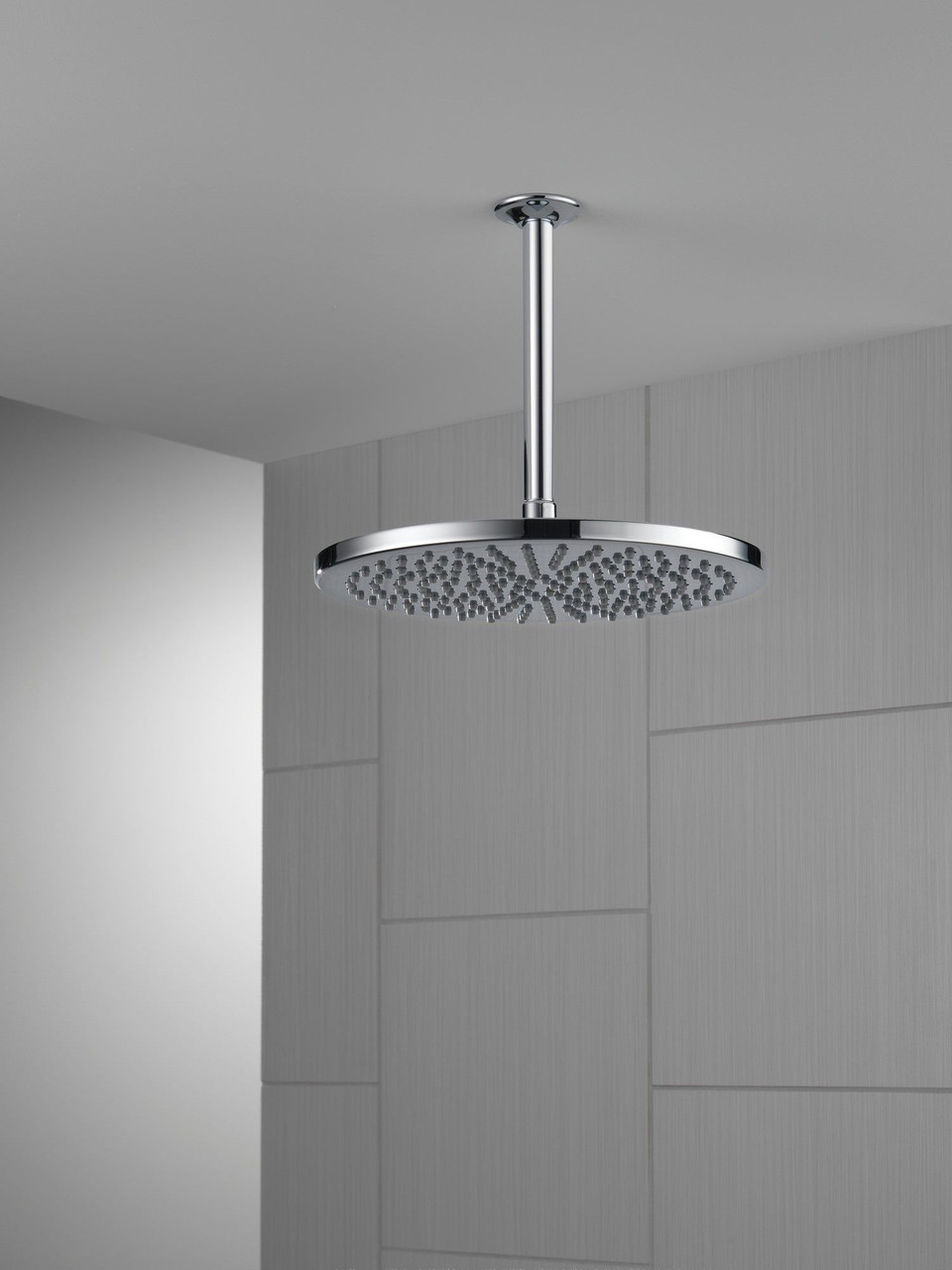 52158-25 Universal Showering Components Single-Setting Metal Raincan Shower Head, Chrome