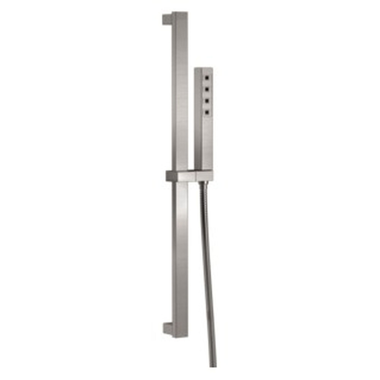 51567-SS-PR Universal Showering Components H2Okinetic Single-Setting Slide Bar Hand Shower, Lumicoat Stainless