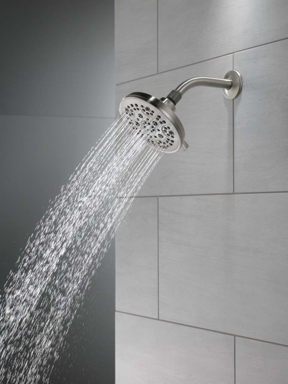 75570SN Universal Showering Components 5-Setting Shower Head, Satin Nickel