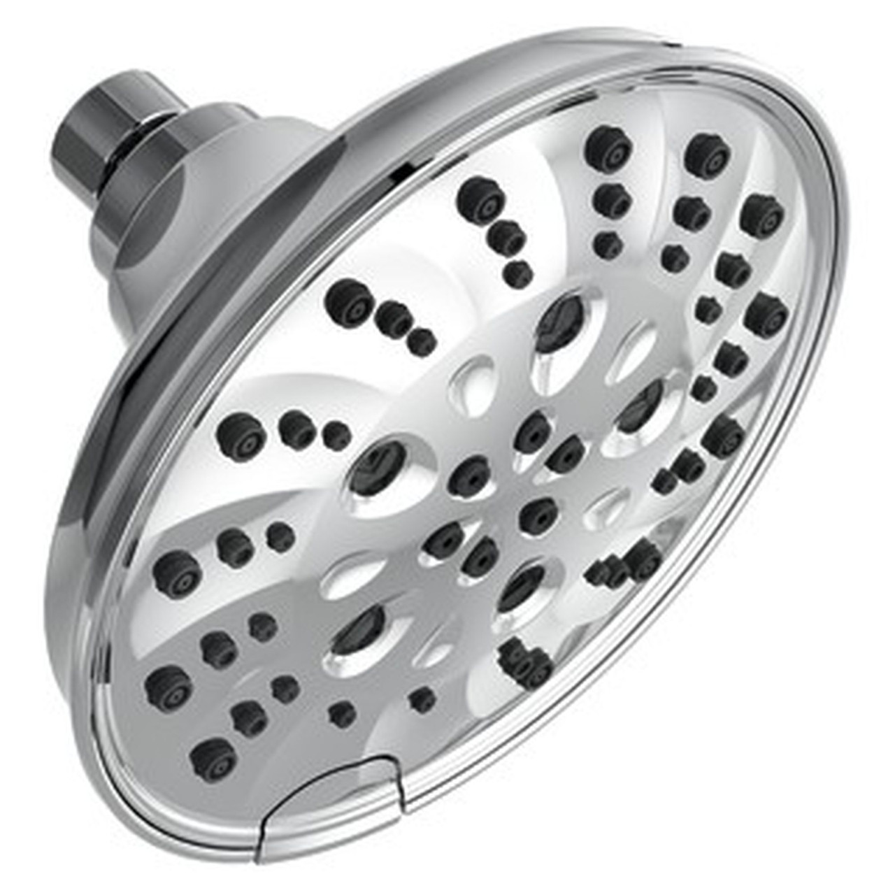 52669Universal Showering Components H2Okinetic 5-Setting Traditional Raincan Shower Head, Chrome
