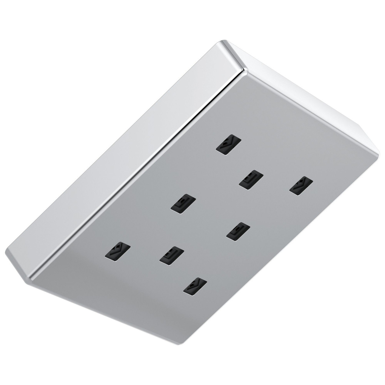 52171Universal Showering Components H2Okinetic Single-Setting Metal Raincan Shower Head, Chrome