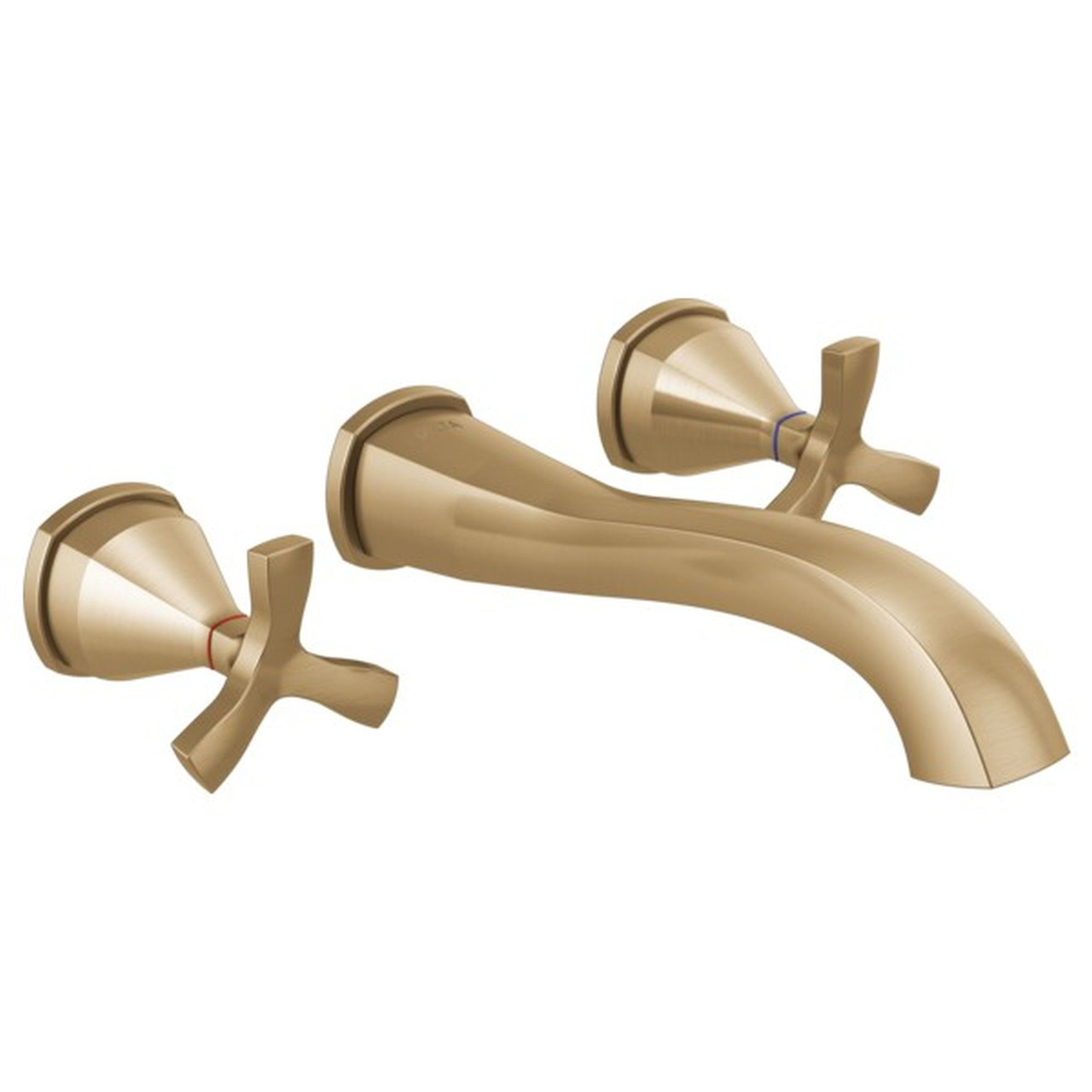 T35766LF-CZWL Stryke Wall Mounted Lav, Champagne Bronze