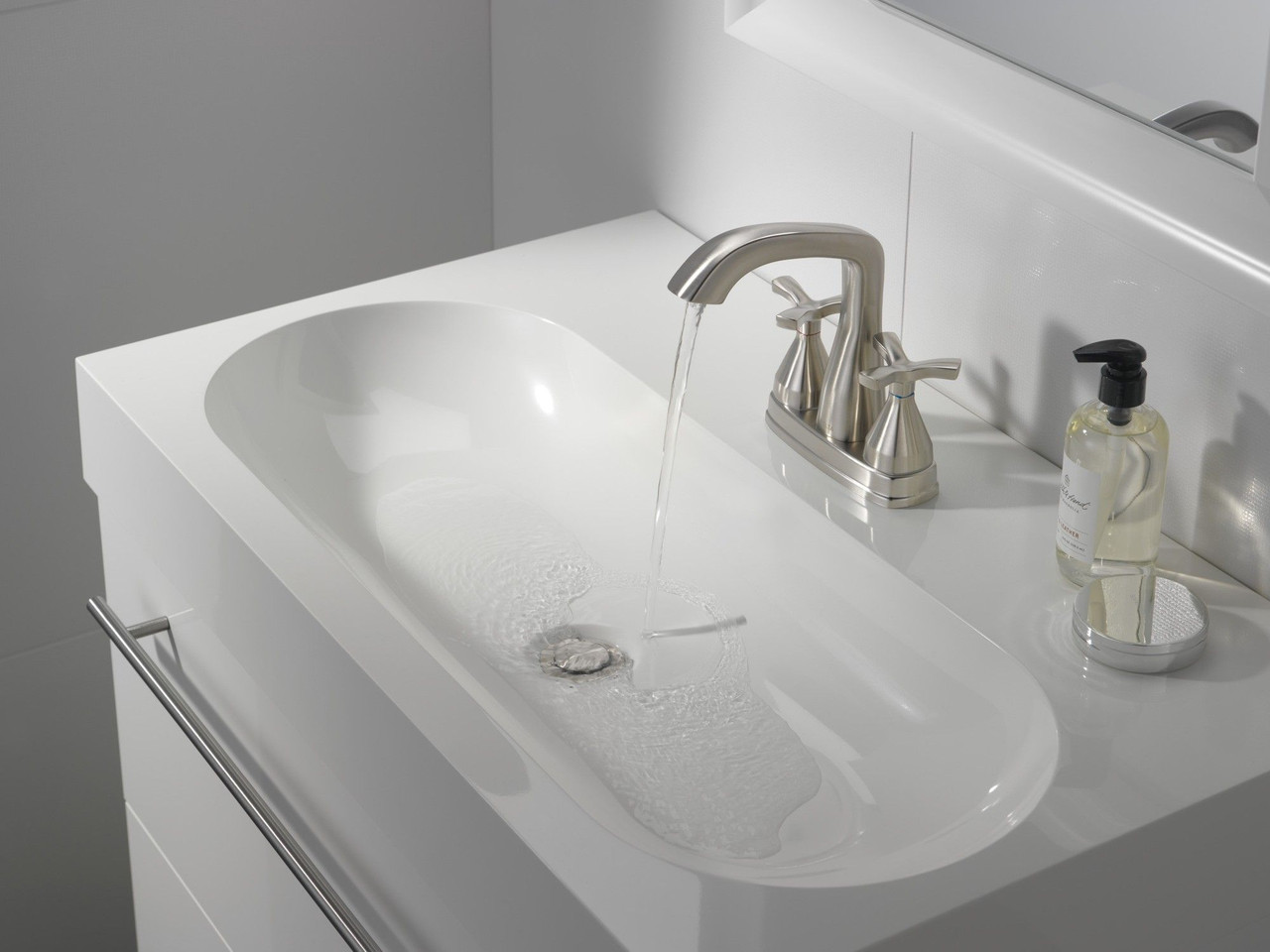 257766-SSMPU-DST Stryke Centerset Faucet, Stainless