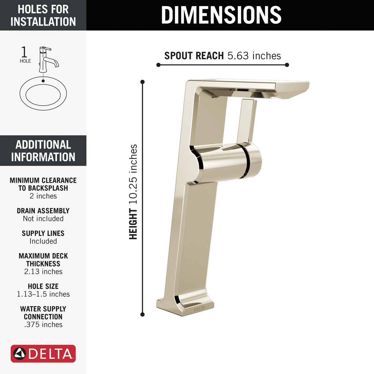 799-PN-PR-DST Pivotal Single Handle Vessel Bathroom Faucet, Lumicoat Polished Nickel