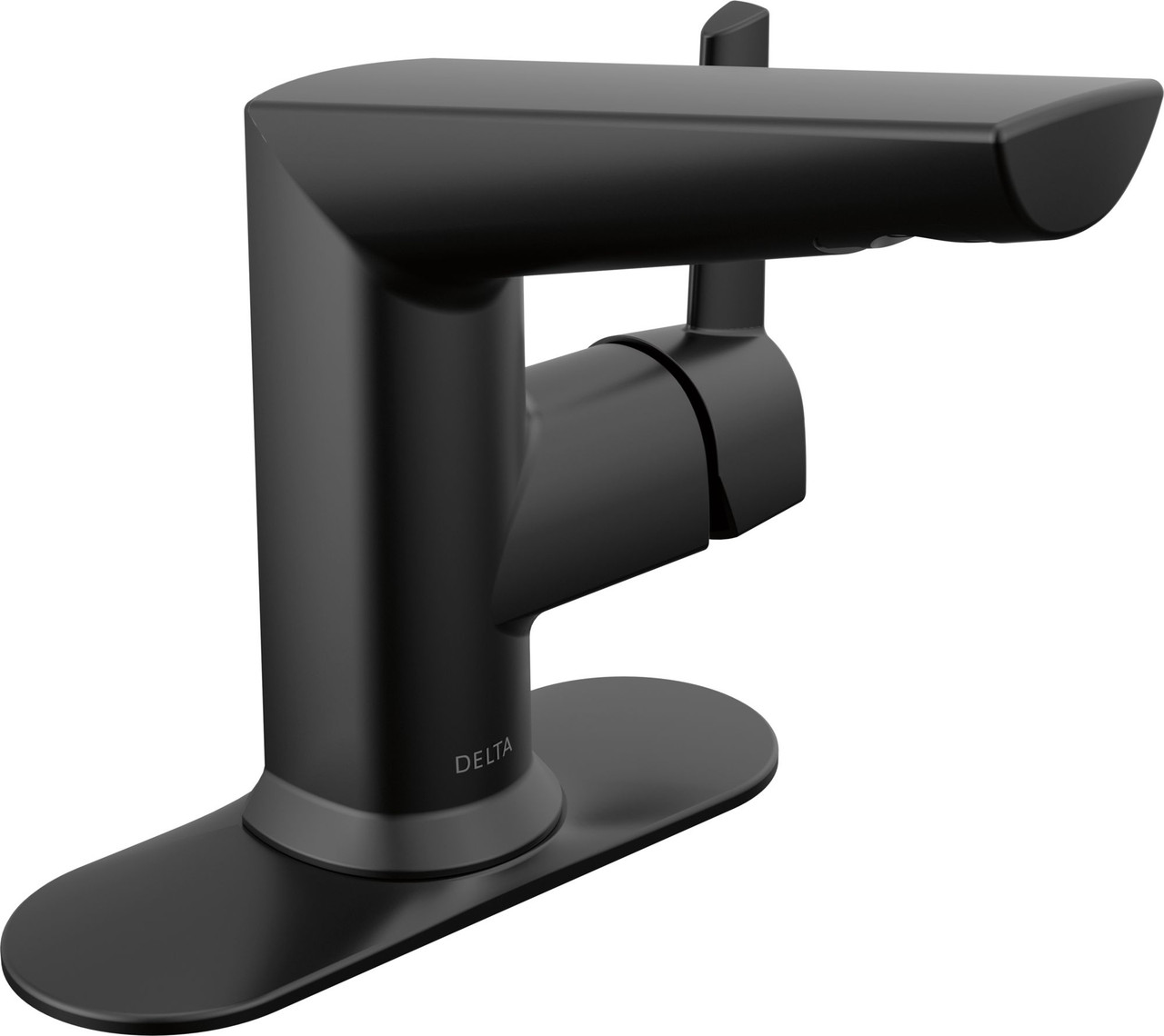 Delta 572-BLMPU-DST Galeon Single Handle Bathroom Faucet, Matte Black