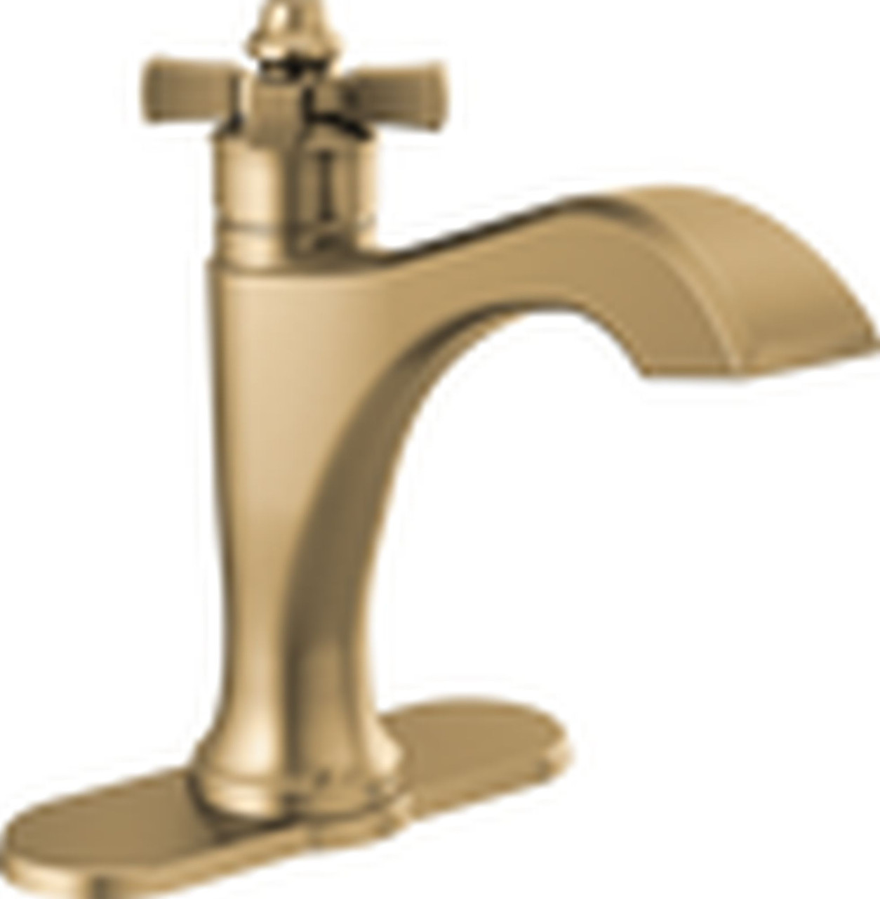 557-CZLPU-DST Dorval Single Handle Bathroom Faucet, Champagne Bronze