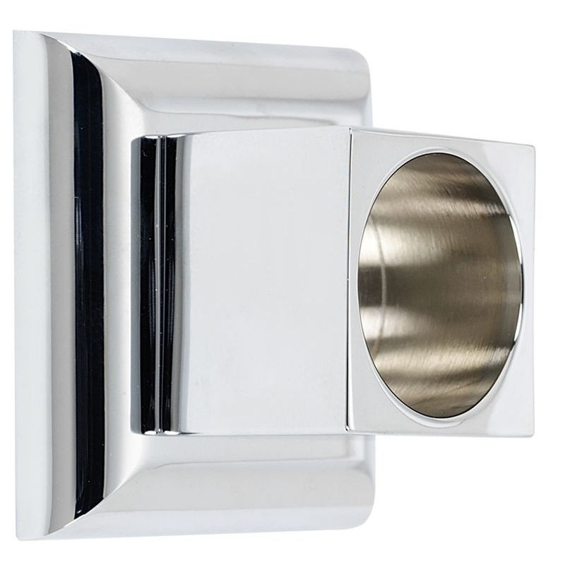 Modern Shower Rod Brackets 2-3/8-in in Polished Chrome