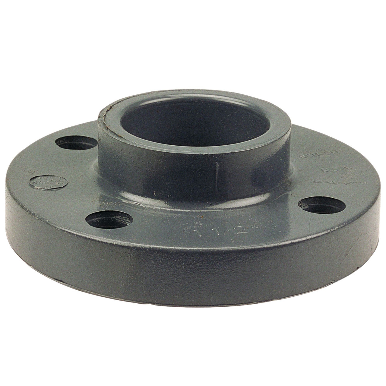4551H 1 HD SOC FLG PVC 80 851-H10, Socket Flange S - PVC Schedule 80, One-Piece Solid Design, 4551-H  - Box of 24