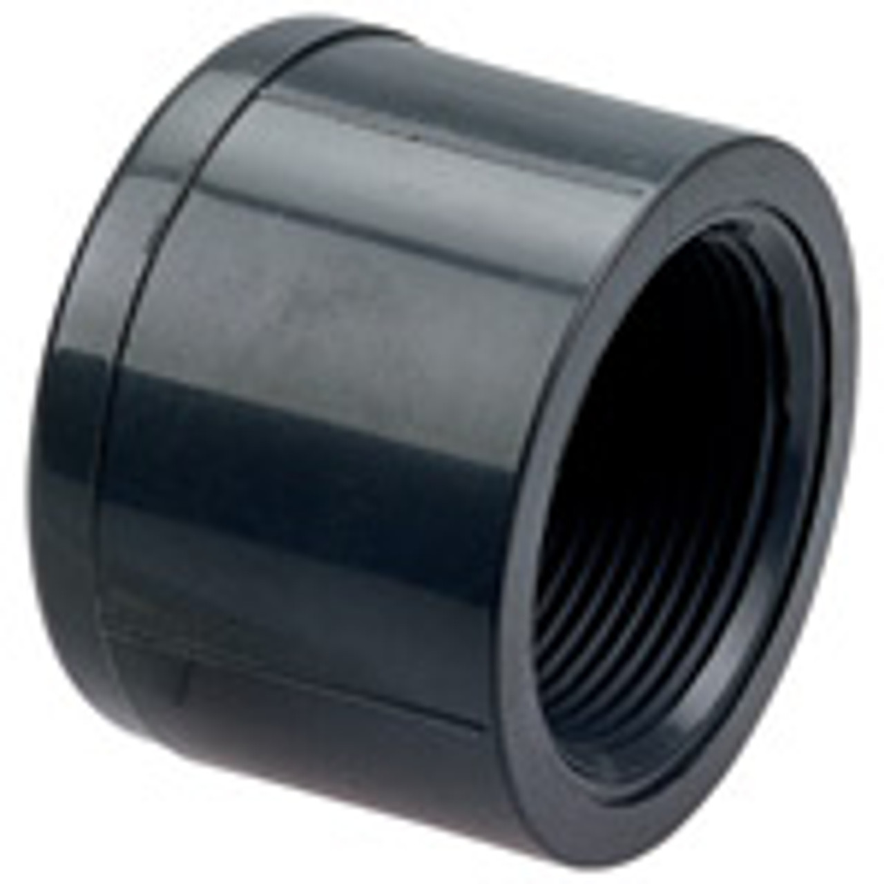 Nibco CA11500-B10 4517-3 1 1/2 THD CAP PVC 80, Thread Cap FPT - PVC Schedule 80, 4517-3  - Box of 10