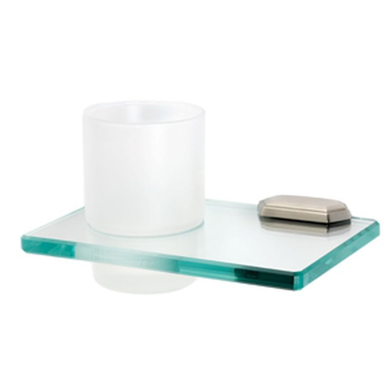 Alno Nicole A7770-SN Traditional Tumbler Holder 6-3/4-in in Satin Nickel