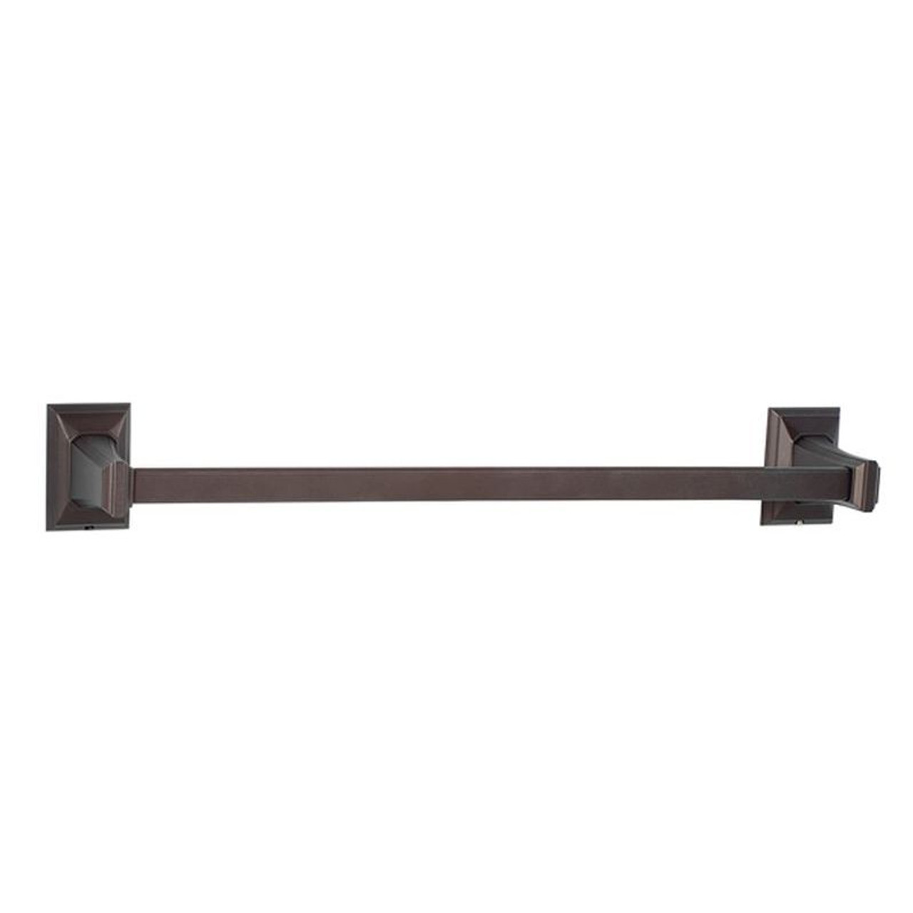 Alno Geometric A7920-12-CHBRZ Towel Bar Transitional in Chocolate Bronze