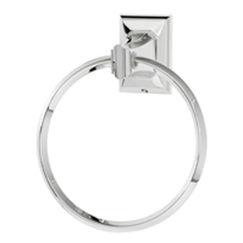 Towel Ring Transitional 6-in in Polished Chrome