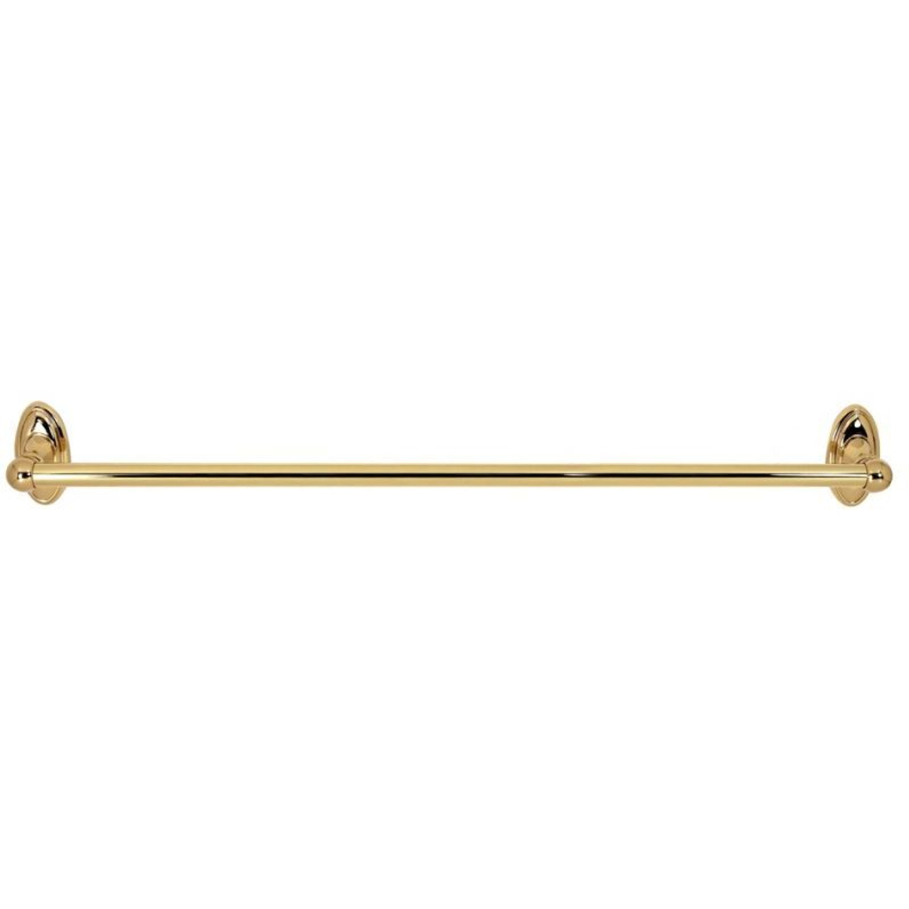 Alno Classic Traditional A8020-24-PB Towel Bar Traditional in Polished Brass