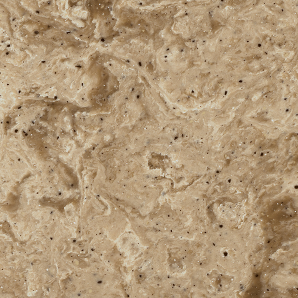 57.75 in. W x 22.25 in. D Solid Surface Vanity Top in Sand Mountain with 4in Centerset and Rectangular Undermount Sink