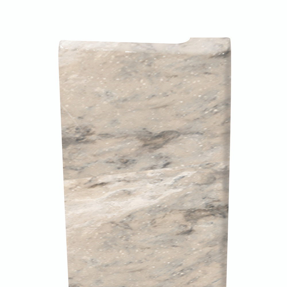 TRIM722-49 Saramar .5-in x 1.87-in x 72-in Surface Edge Trim, Sand Creme