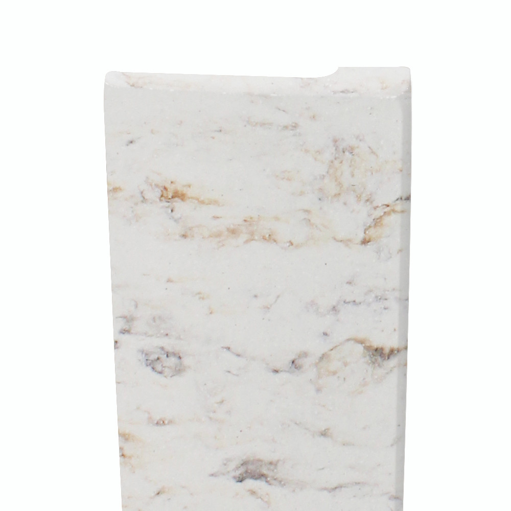 TRIM722-48 Saramar .5-in x 1.87-in x 72-in Surface Edge Trim, Biscotti Marble