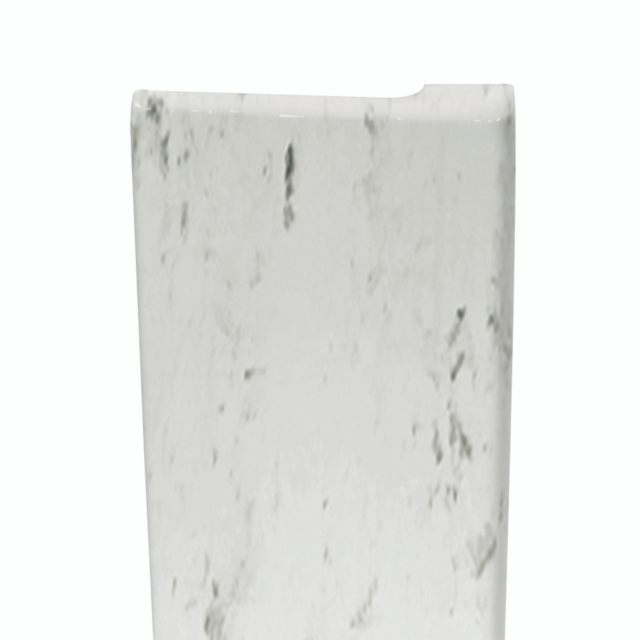 Transolid TRIM722-47 Saramar .5-in x 1.87-in x 72-in Surface Edge Trim, White Venito