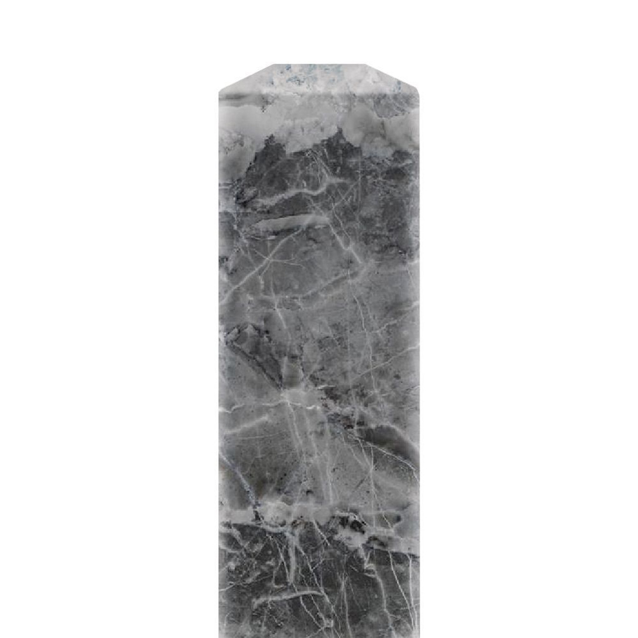 Transolid FIM962-KI63G Titan .25-in x 1-in x 96-in Flat Inside Corner Molding, Maelstrom Grey Gloss