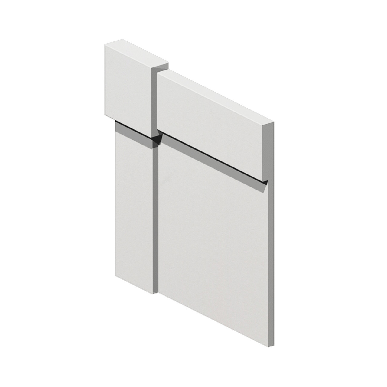 EOWTK726-39 .25-in x 2-in x 72-in Trim Kit, Grey