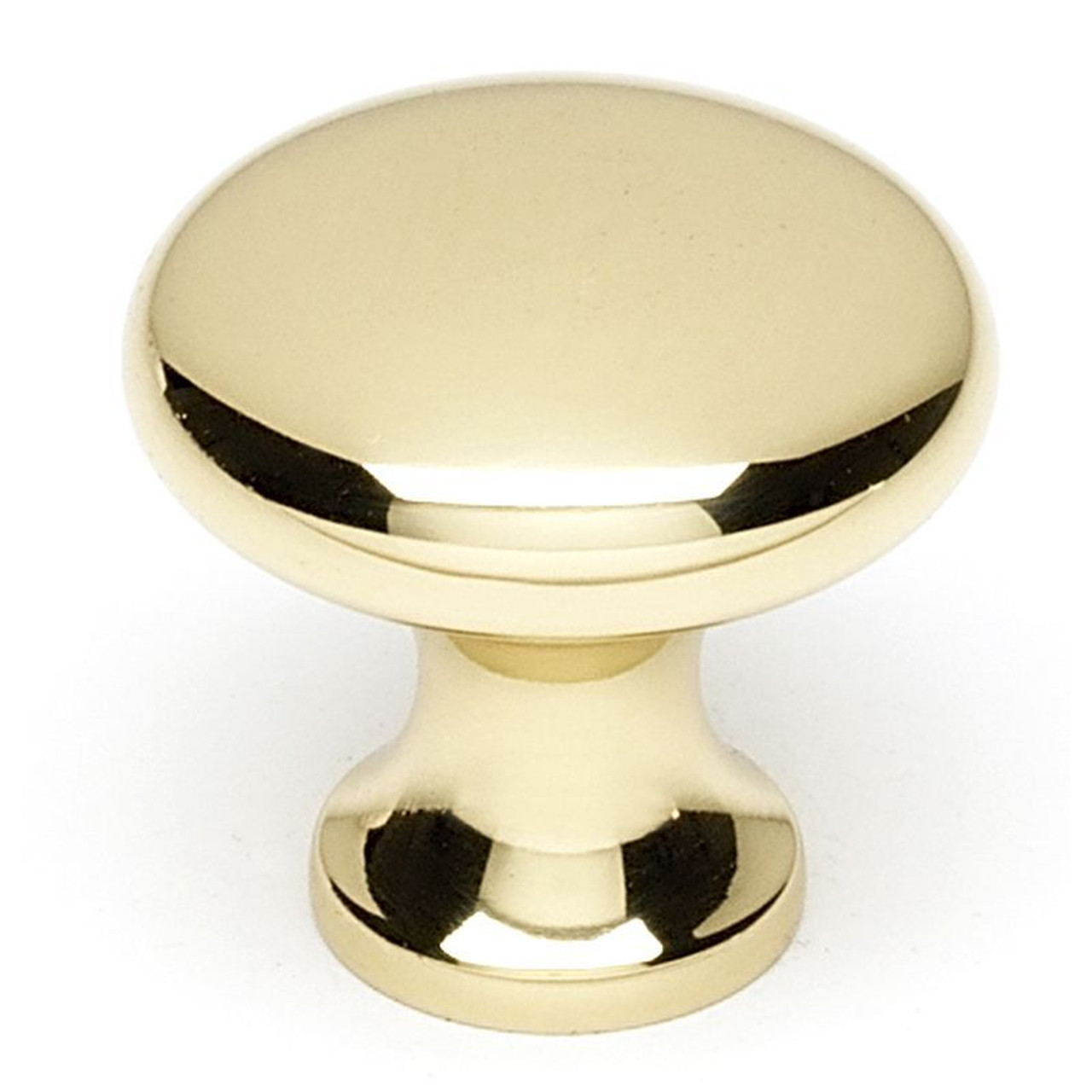 Alno A814-1-PB Knob Traditional 1-in in Polished Brass Alno A814-1-PB Knob Traditional 1-in in Polished Brass