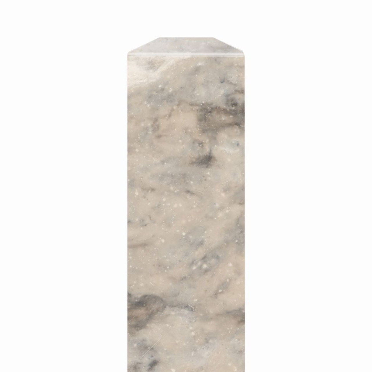 Transolid SFIM722-49V Saramar .25-in x 1-in x 72-in Flat Inside Corner Molding, Sand Creme Velvet