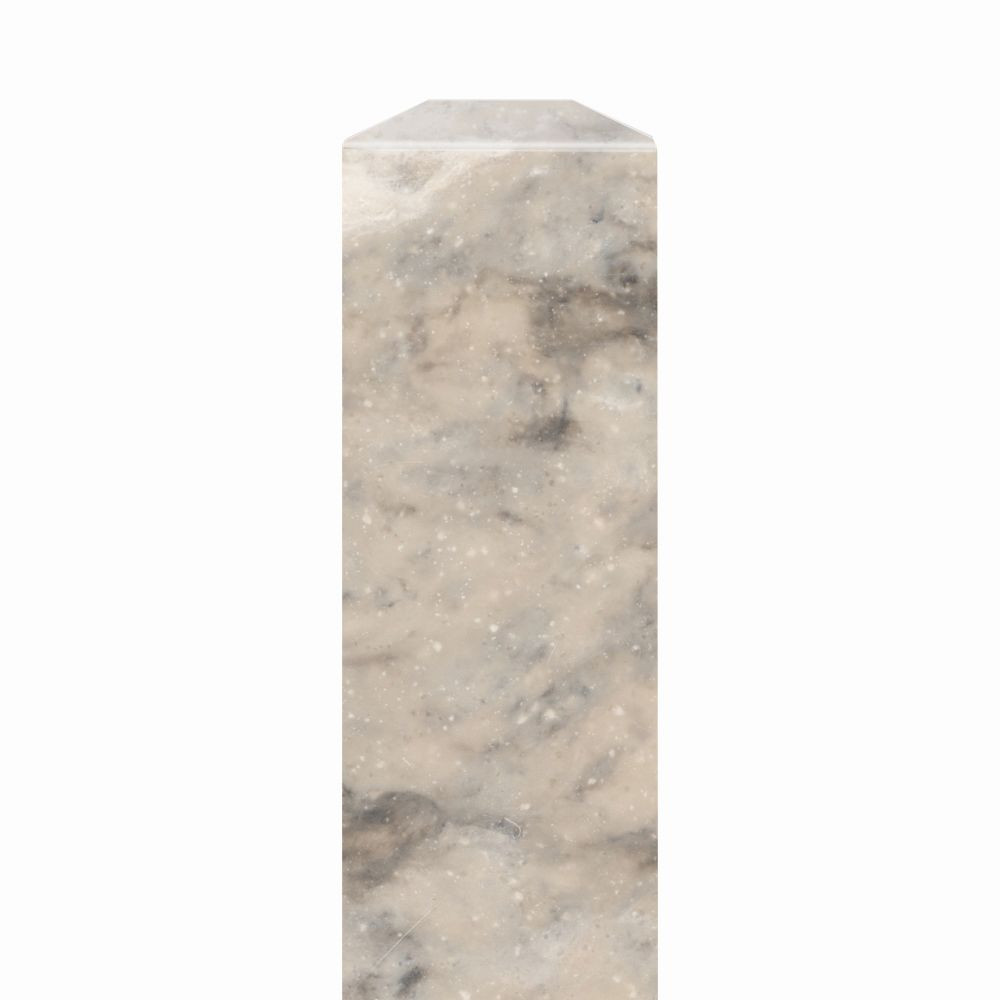 SFIM722-49V Saramar .25-in x 1-in x 72-in Flat Inside Corner Molding, Sand Creme Velvet
