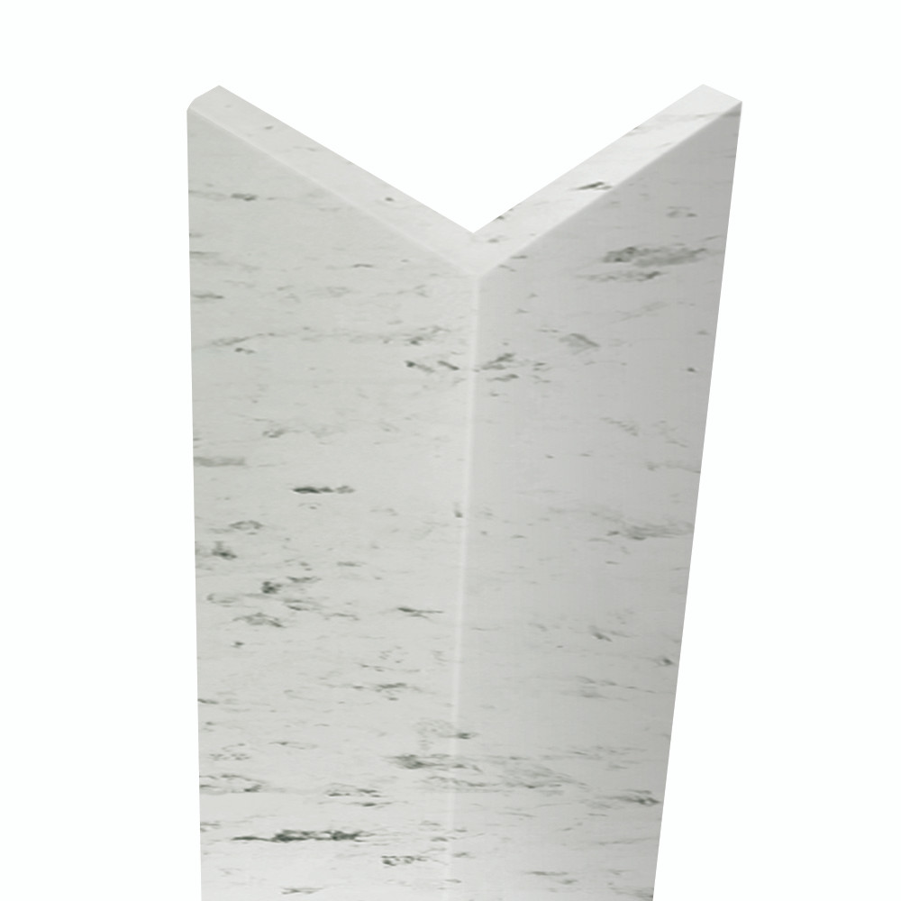 OCT962-47 Saramar 1.87-in x 1.87-in x 96-in Outside Corner Trim, White Venito