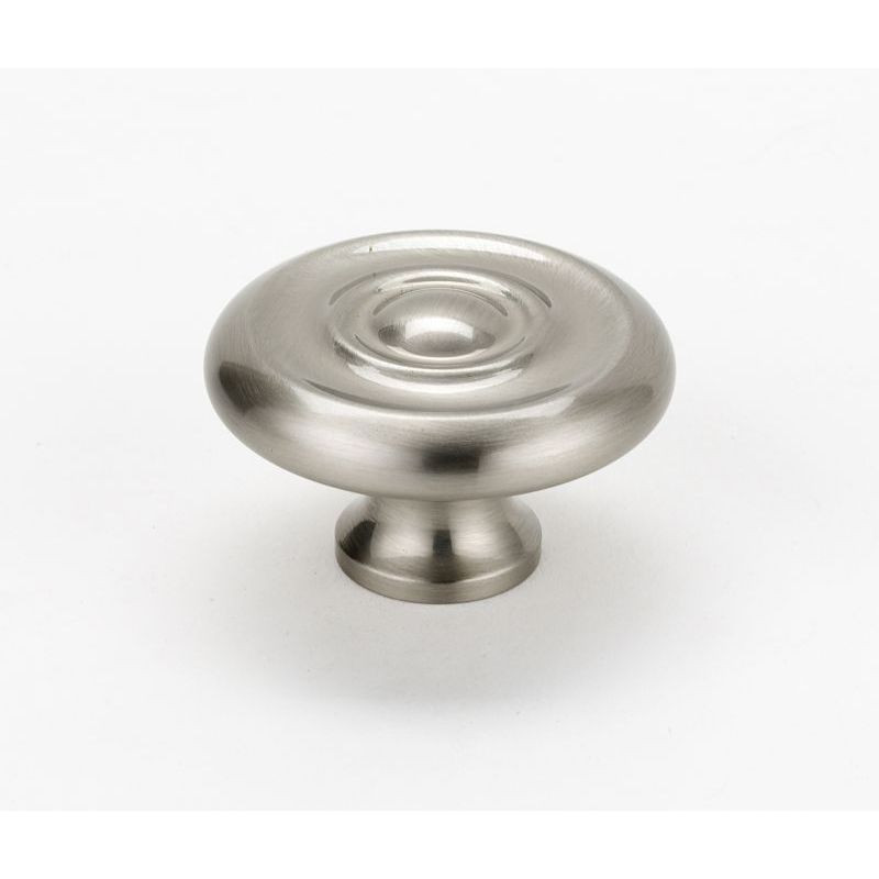 Alno Rope A817-14-SN Knob Traditional 1-1/4-in in Satin Nickel
