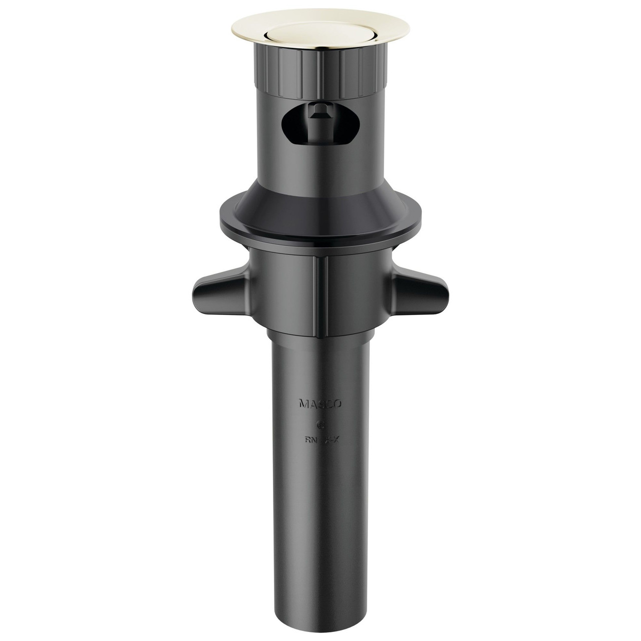 RP101631PN Other Plastic Push Pop with Overflow, Polished Nickel