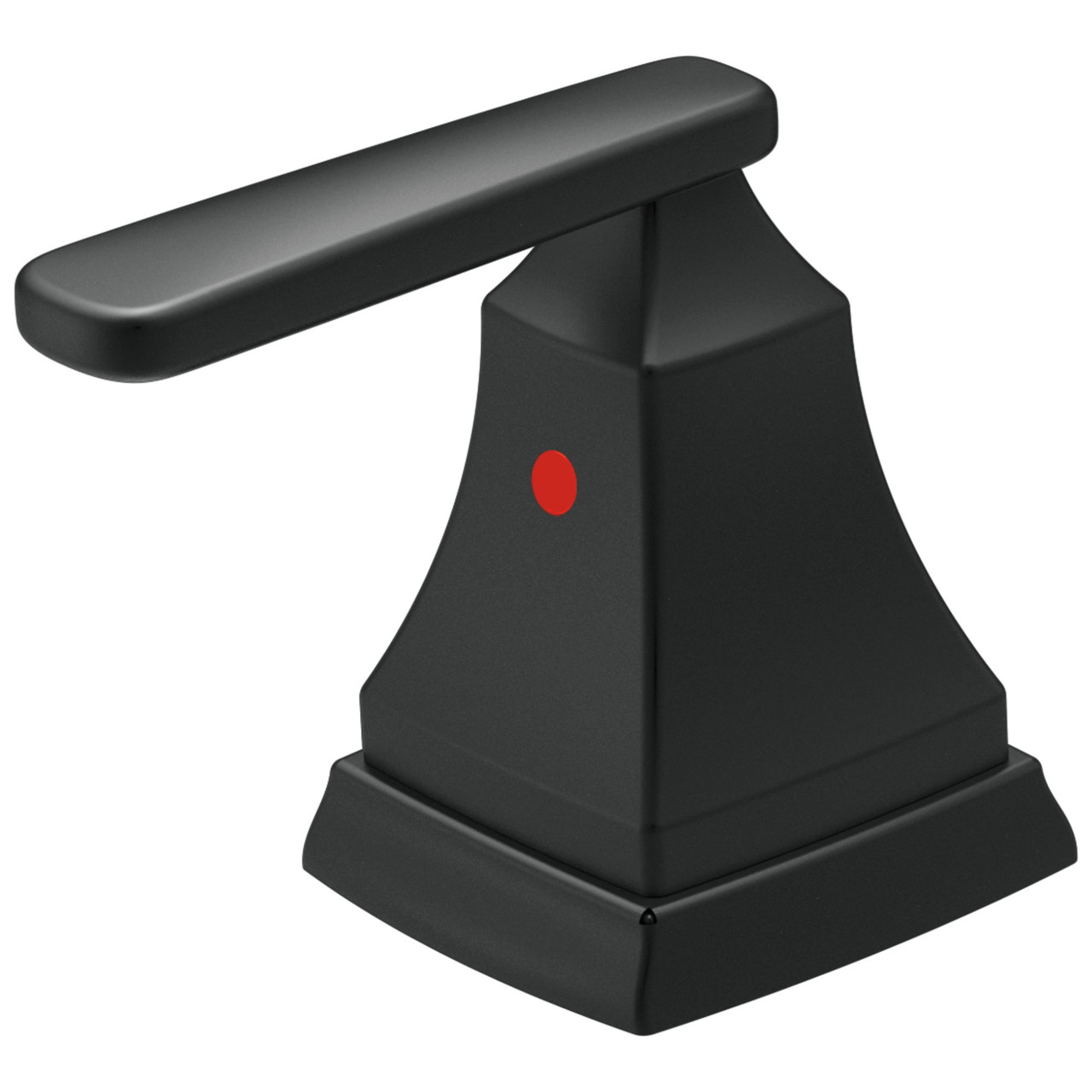 H264BL Ashlyn Lavatory Metal Lever Handles, Matte Black