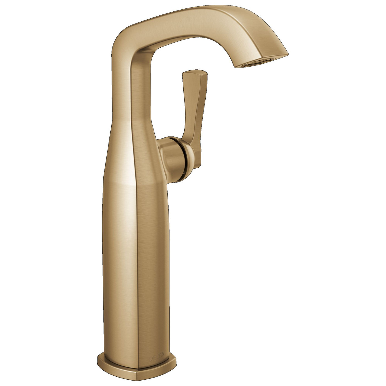 776-CZ-PR-DST Stryke 6.56-in x 4.38-in x 11.19-in Single Handle Vessel Bathroom Faucet, Lumicoat Champagne Bronze