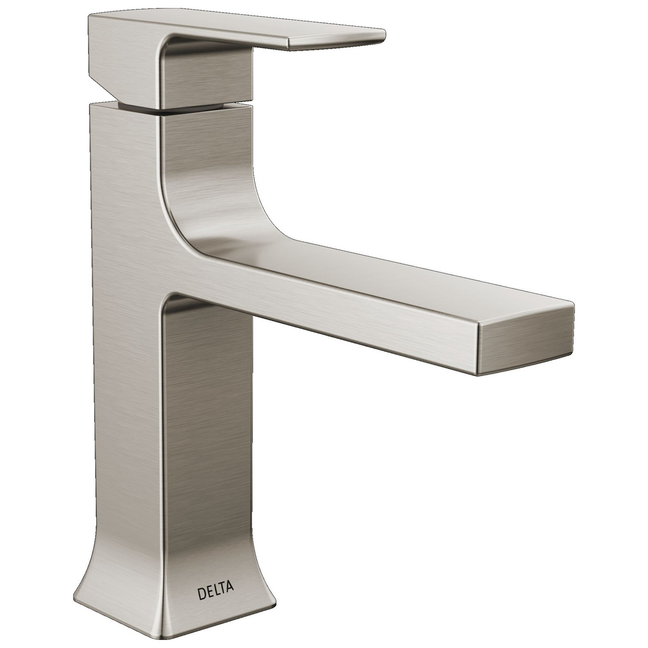 Delta 537-SSMPU-DST Velum 6.50-in x 6.00-in x 7.56-in Single Handle Bathroom Faucet, Stainless