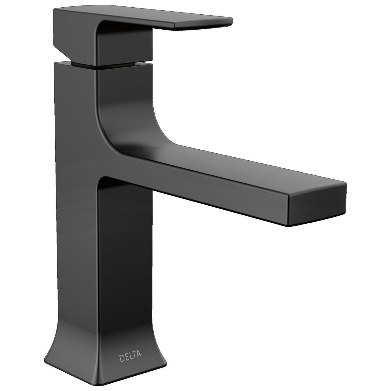 Delta 537-BLMPU-DST Velum 6.50-in x 6.00-in x 7.56-in Single Handle Bathroom Faucet, Matte Black