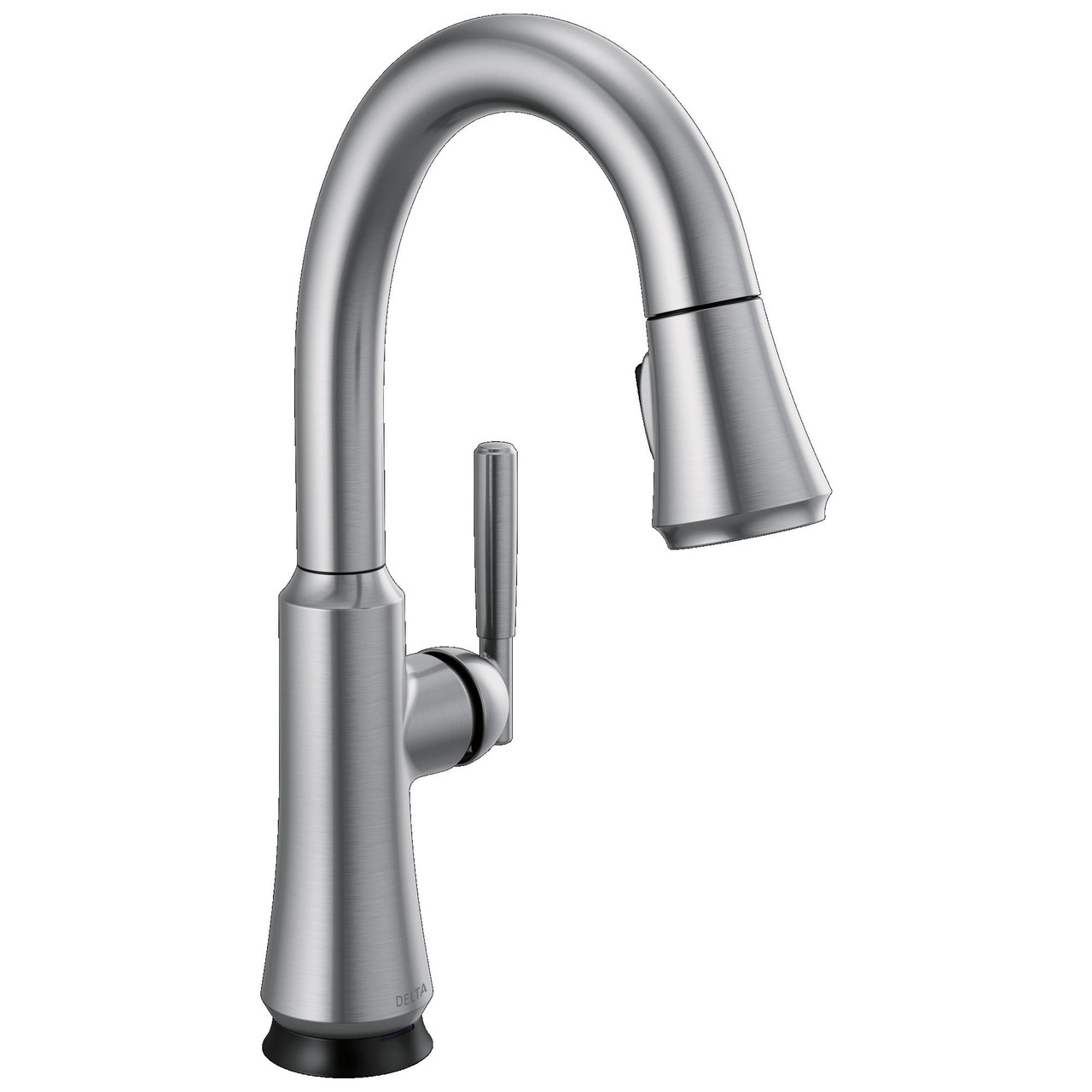 9979TL-AR-DST Coranto 9.06-in x 4.63-in x 14.38-in Touch2O Bar and Prep Faucet with Touchless Technology, Arctic Stainless