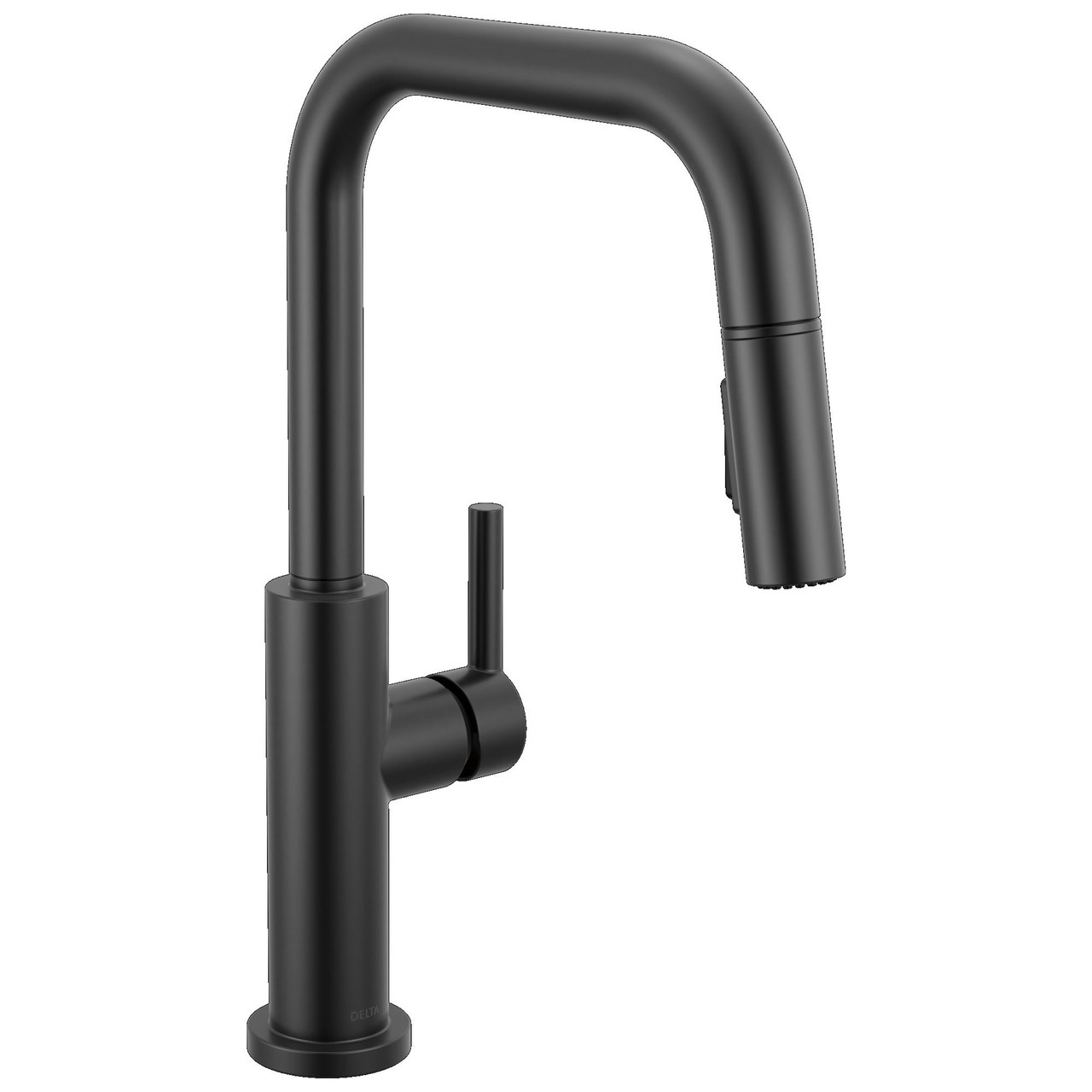 Delta 19868LF-BL Nicoli 11.06-in x 10.75-in x 15.75-in Single-Handle Pull-Down Kitchen Faucet, Matte Black