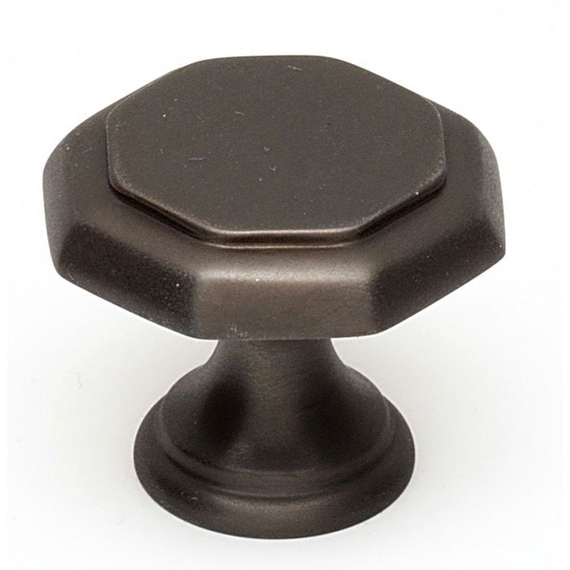 Knob Modern 1-in in Chocolate Bronze