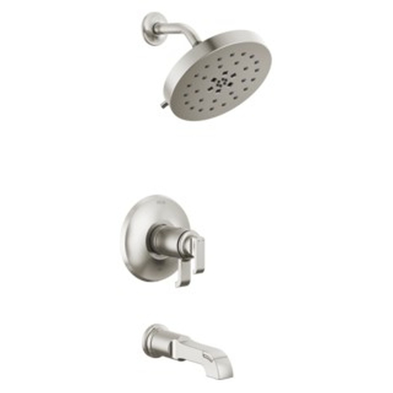 T17T489-SS-PR Tetra 17T Series Tub Shower Trim, Lumicoat Stainless