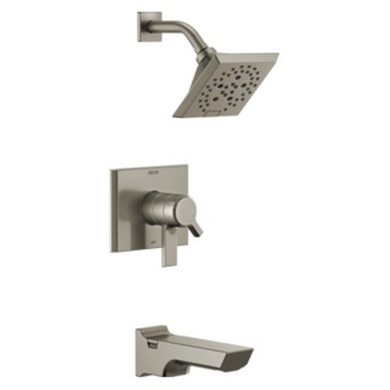 T17499-SS-PR Pivotal Monitor 17 Series H2Okinetic Tub and Shower Trim, Lumicoat Stainless