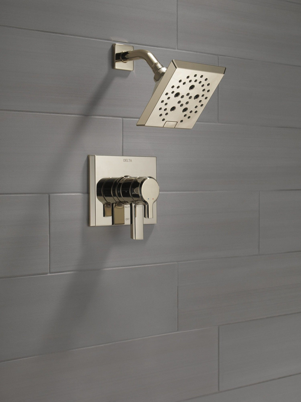 T17299-PN-PR Pivotal Monitor 17 Series H2Okinetic Shower Trim, Lumicoat Polished Nickel