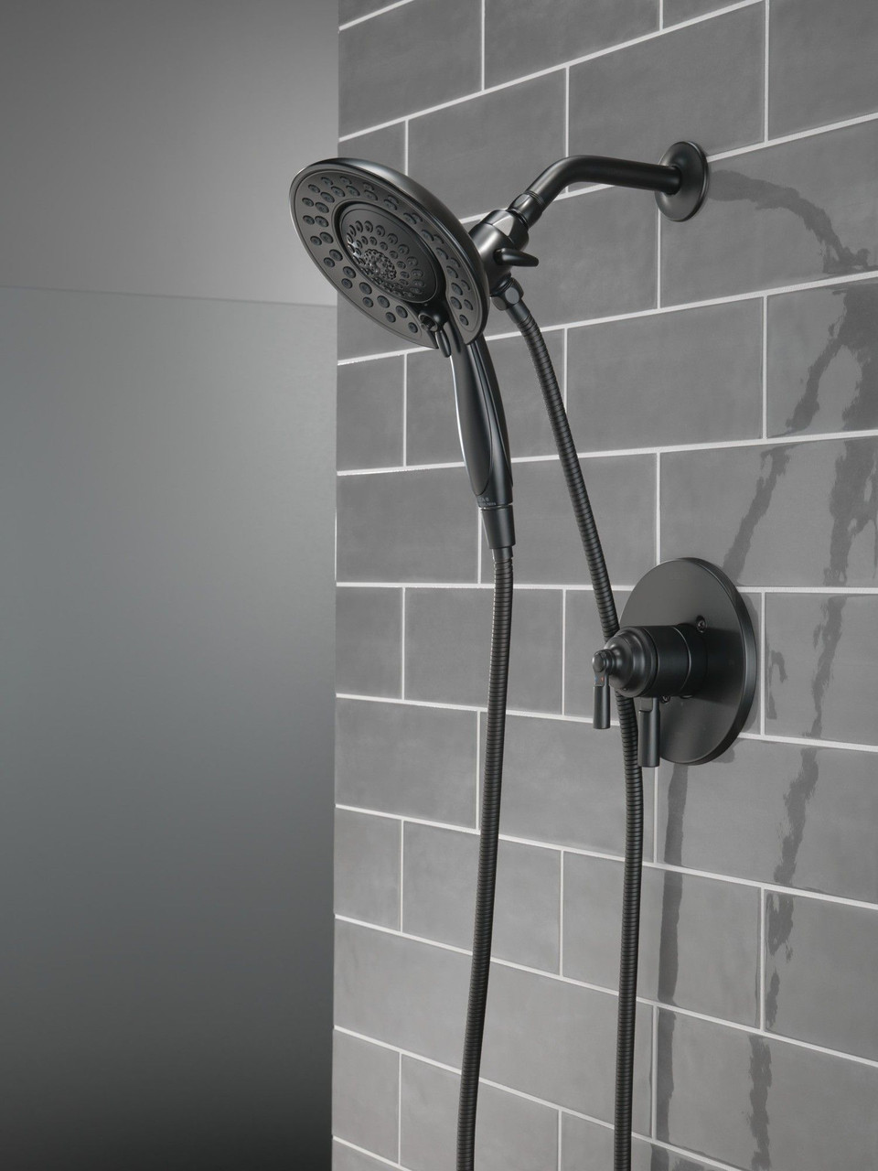 T17235-BL-I SAYLOR Monitor 17 Series Shower Trim with In2ition, Matte Black